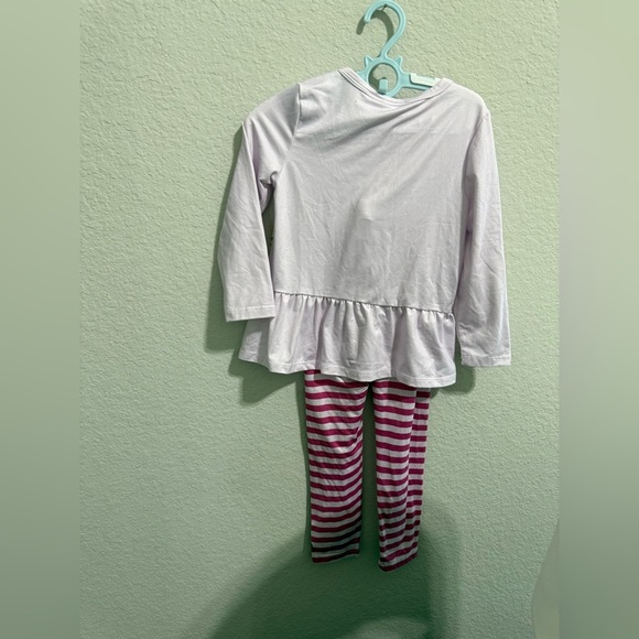 Disney PatPat Rapunzel Set Size 4-5 Long Sleeve Legging Outfit Disney Princess - Picture 10 of 10